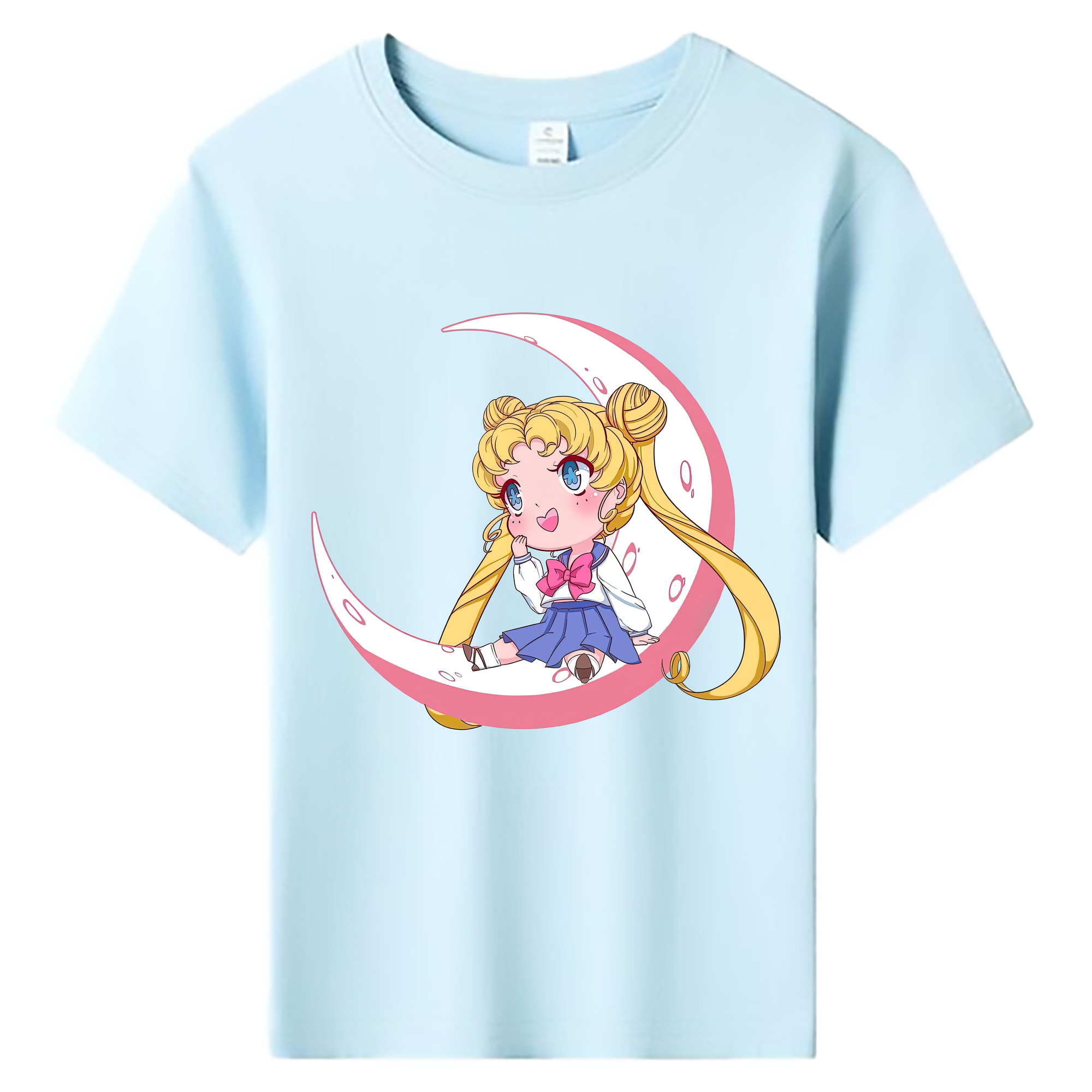 （画像用） 美少女戦士セーラームーン 愛野 美奈子 あいの みなこ Sailor Moon Aino Minako 綿100％キッズTシャツ（フロントプリント）